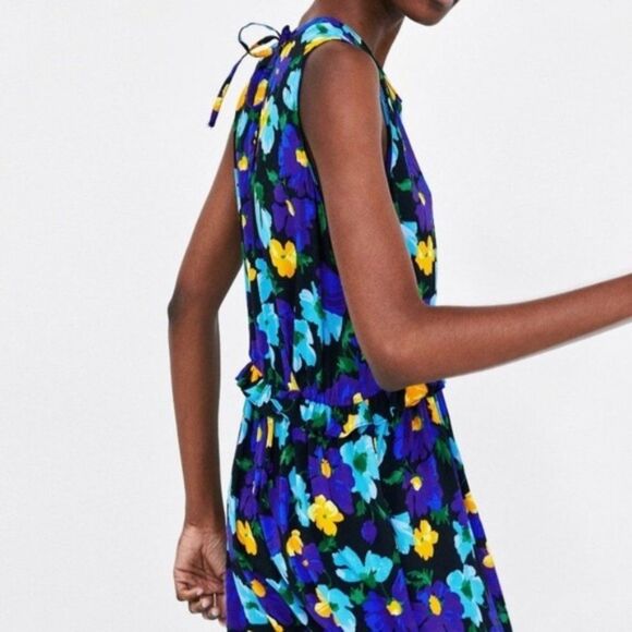 C & C California Women’s Floral Sleeveless Dress Size XS - Picture 3 of 9